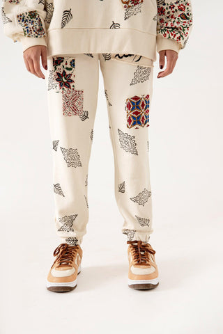 PATCHWORK SWEATPANTS - Rastah
