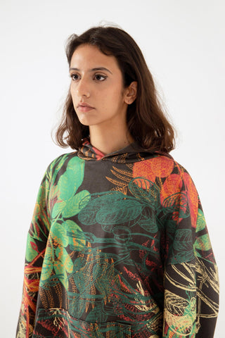 JUNGLE PRINTED HOODIE - Rastah