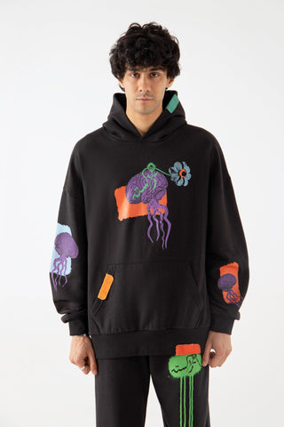 PURE IMAGINATION - BLACK HOODIE - Rastah