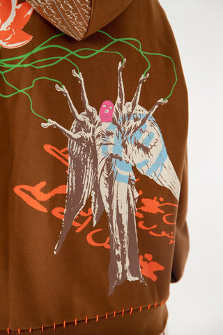 COLORS OF REBIRTH - BROWN HOODIE - Rastah