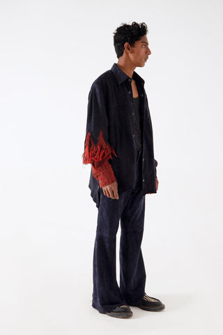 BLUE SUEDE PANTS - Rastah