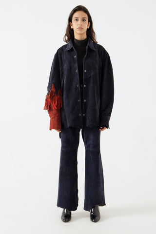 BLUE SUEDE PANTS - Rastah