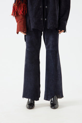 BLUE SUEDE PANTS - Rastah