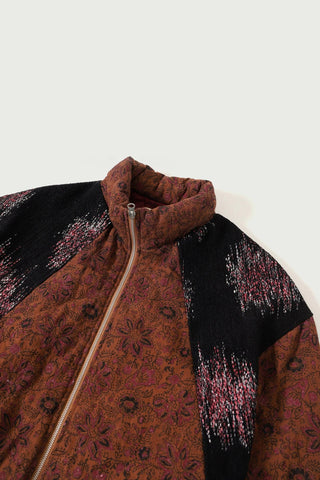 BLOCK PRINTED PUFFER JACKET - Rastah