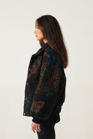 "LOST IN TRANSLATION" BLOCKPRINT BOMBER VERSION 3 - Rastah