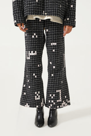 HAND PRINTED TETRIS TROUSERS - Rastah