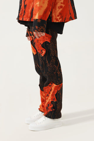 "IDENTITY" HANDWOVEN TROUSERS - Rastah