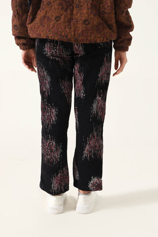 FLORAL WARP PRINT PANTS - Rastah