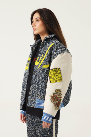 UJBESOKE X RASTAH VARSITY BOMBER - Rastah
