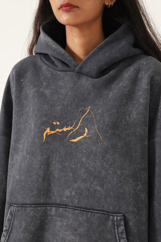 "BRAIN WASH" ACID GREY HOODIE - Rastah