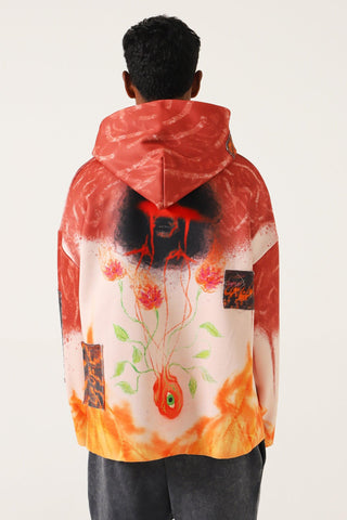 "THIS IS LIFE" ABSTRACT HOODIE - Rastah