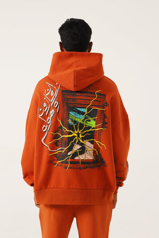 "ENLIGHTENMENT" RUST HOODIE - Rastah