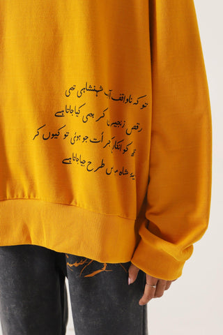 "RAQS E ZANJEER" PRINTED SWEATSHIRT - Rastah