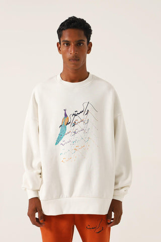 "EMPTY HEARTS" CREME SWEATSHIRT - Rastah