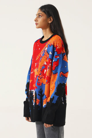 "TWILIIGHT" KNIT SWEATSHIRT - Rastah