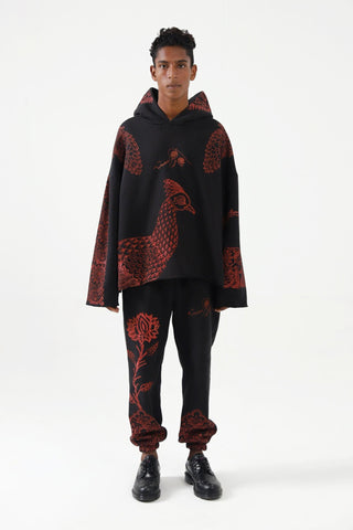 "KALAMKAAR" VERSION 2 BLOCKPRINT HOODIE - Rastah