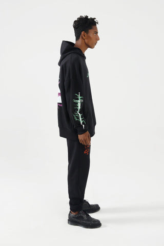 "HANIF NIAZI" PRINTED COLLAB HOODIE - Rastah