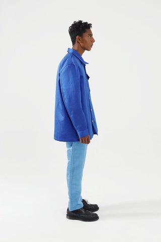 AQUA BLUE SILK PANTS - Rastah