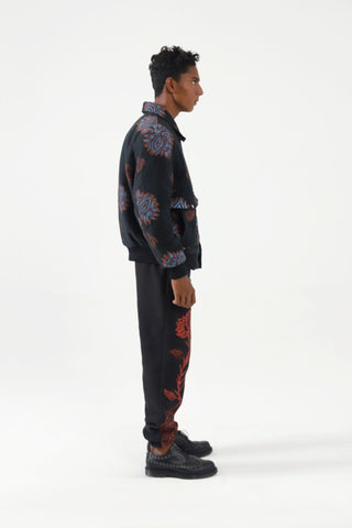 "LOST IN TRANSLATION" VERSION 2 BLOCKPRINT BOMBER JACKET - Rastah