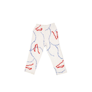 Quilted Block Print Sweatpants - Rastah