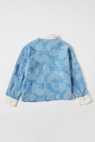 "Cerulean Threads" Jacket