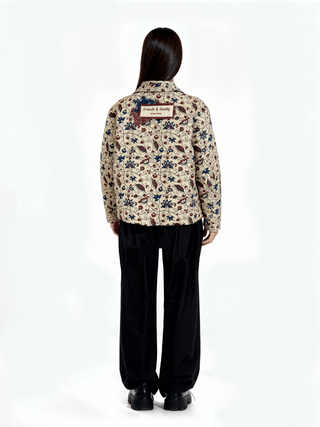 Reversible Ajrak friends & family jacket