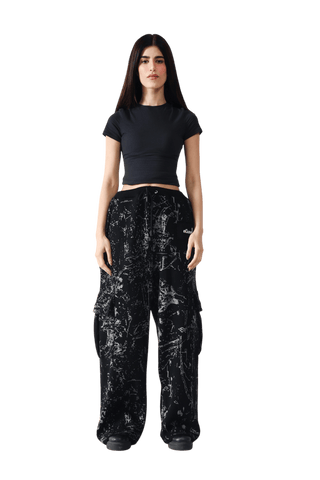 Acid Rain Jacquard Cargo Pants