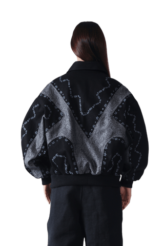 Monochrome Panels Jacket