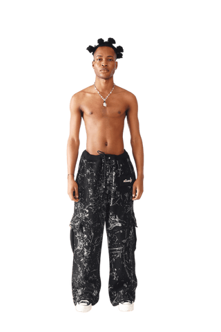 Acid Rain Jacquard Cargo Pants