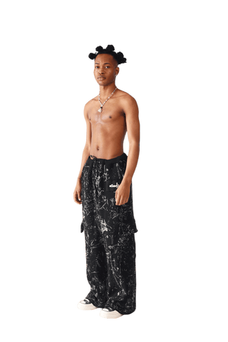 Acid Rain Jacquard Cargo Pants