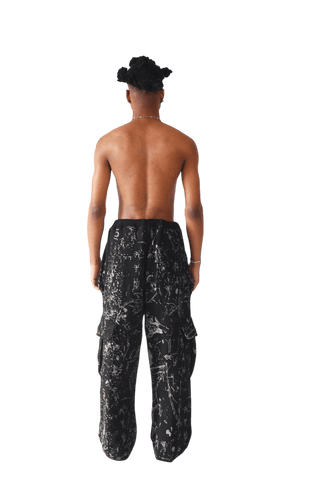 Acid Rain Jacquard Cargo Pants