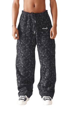 Timeless block print sweatpants