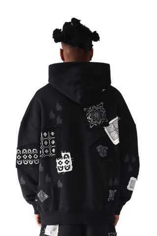 Celestial Patchwork Hoodie