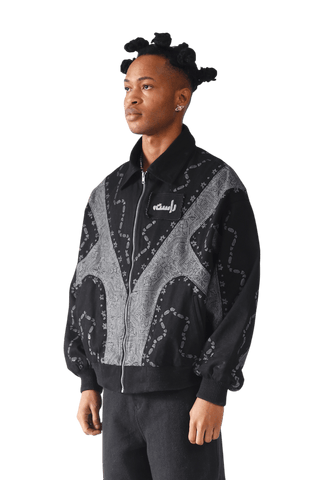 Monochrome Panels Jacket