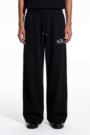 Black Postcard Sweatpants