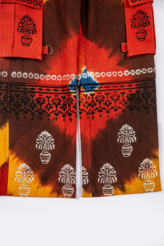 Khaddar Tie Dye Trousers