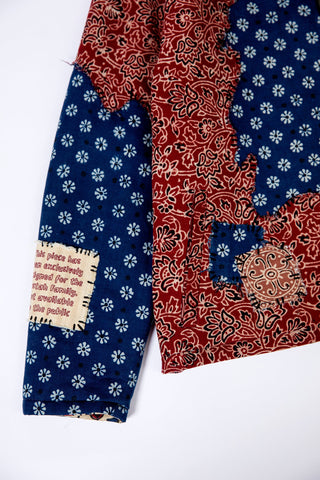 Reversible Ajrak friends & family jacket