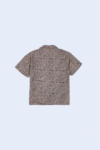 Brown Ajrak Button-down