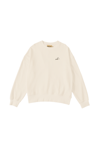 beige logo sweatshirt (v1)