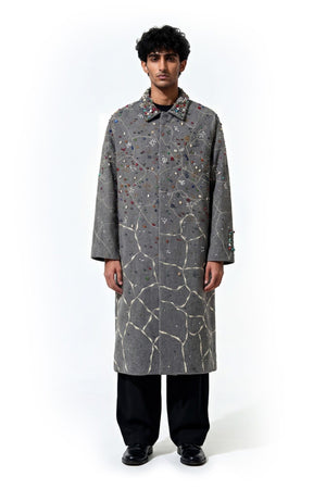 Stardust wool coat