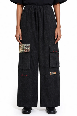 Midnight Acid Wash Cargo