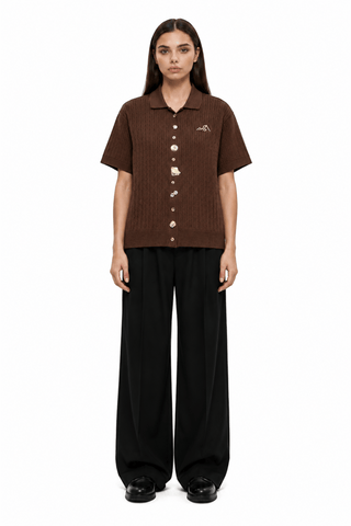 Humraah Knit Button Down