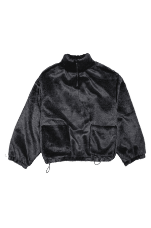 Faux fur pullover jumper
