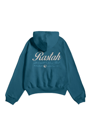 DARK CYAN MADE IN PAK HOODIE (V4)