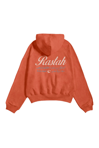 BURNT ORANGE MADE IN PAK HOODIE (V4)