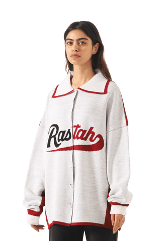 "Babe ruth" knit sweater