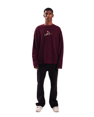 "FOREVER FOREST" MAROON FULL SLEEVE T SHIRT