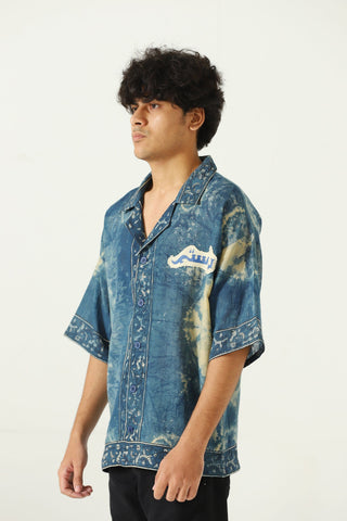 "MITHI" HAND DYED BUTTON DOWN