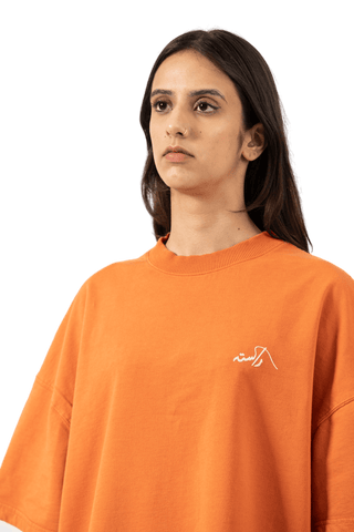 RUST ORANGE MADE IN PAK T SHIRT (v2)