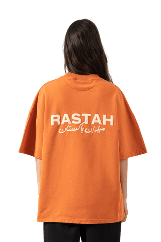 RUST ORANGE MADE IN PAK T SHIRT (v2)